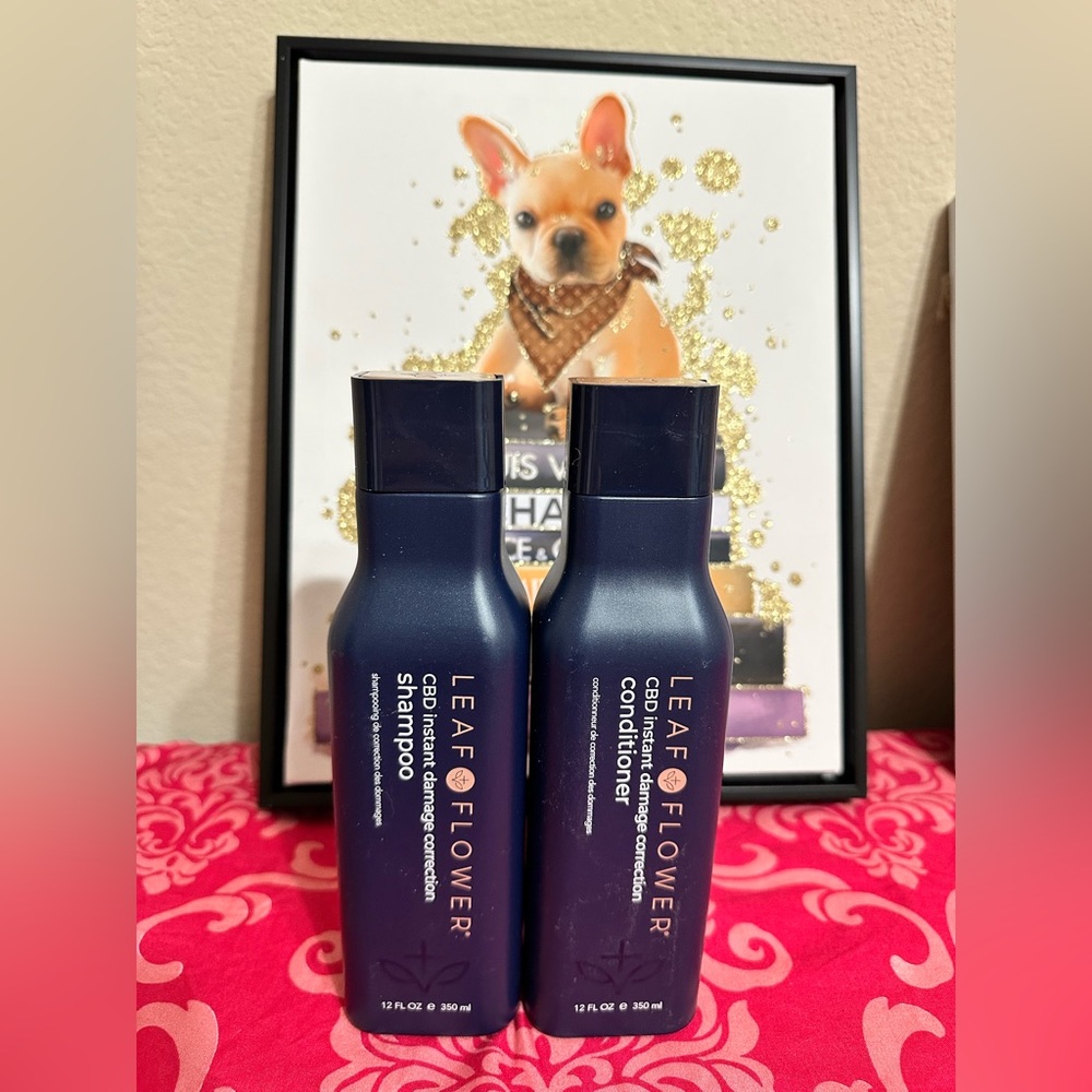 Leaf & Flower Shampoo and Conditioner Set